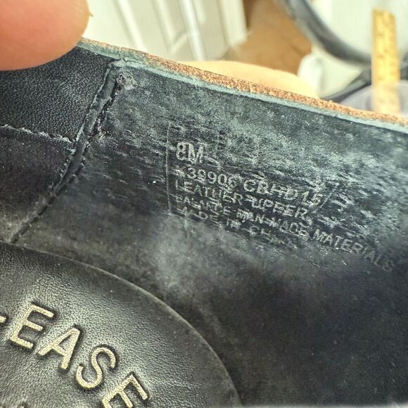 Kork Ease Natalya Women's 8 M Brown Leather Zip Wedge Ankle Bootie Shoes - Picture 13 of 14